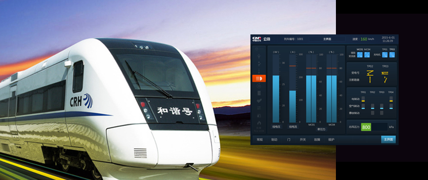 中國中車 城軌車及動車顯示屏界面設計及QT、Codesys、Fltk界面及控件開發(fā)